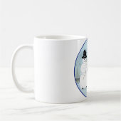 Baue einen Schneemann Kaffeetasse (Links)