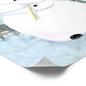 Baue einen Schneemann Poster (Ecke)