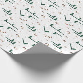 Bauen aus Eisen Geschenkpapier (Ecke)