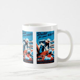 Bauen für Ihre Marine Kaffeetasse