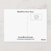 Bauen für Ihre Marine Postkarte (Rückseite)