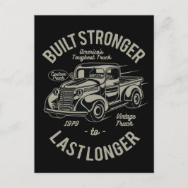 Bauen Sie besser auf länger | USA Toughest Truck Postkarte