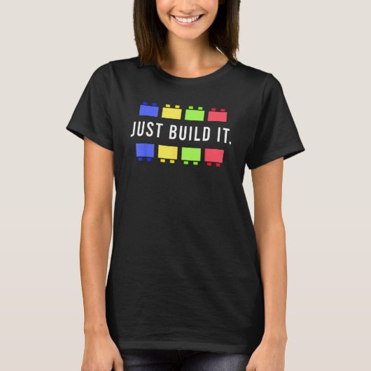 Bauen Sie das Gebäude Master Builder Construction T-Shirt (Vorderseite)