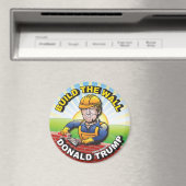 BAUEN SIE DIE WALL DONALD TRUMP BRICK LAYER MASON  MAGNET (In Situ (Geschirrspüler))