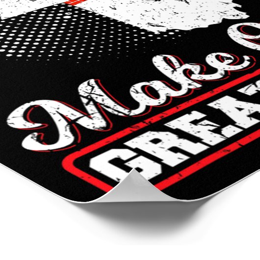 Bauen Sie eine Mauer machen ohio wieder großartig Poster (Ecke)