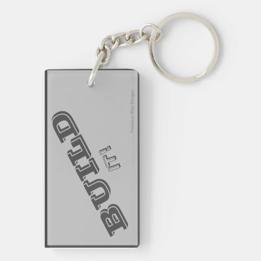 BAUEN SIE ES! Schlüsselanhänger (Rückseite)