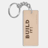 BAUEN SIE ES! Schlüsselanhänger (Vorderseite links)