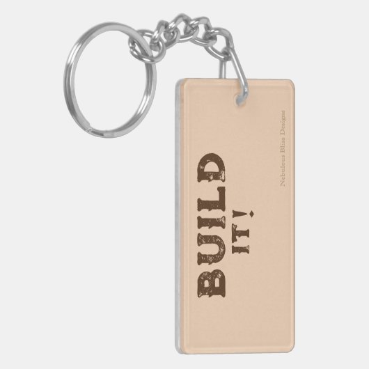 BAUEN SIE ES! Schlüsselanhänger (Vorderseite links)