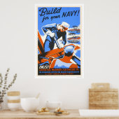 Bauen Sie für Ihre Marine! Poster (Küche)