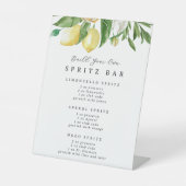 Bauen Sie Ihr eigenes Spritz Bar Drink Station Sch Sockelschild (Vorderseite)