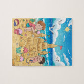 Bauen Sie Ihr Strand SandCastle Puzzle (Horizontal)