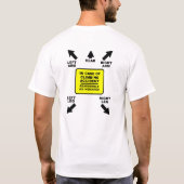 Bauen Sie kletternde Unfall RÜCKSEITE des SHIRTS (Rückseite)