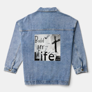 Bauen Sie mein Lebensgebet Song-Hausbrände Bethel Jeansjacke