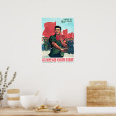 Bauen Sie neue China mit Mao Zedongs Kleines Rotes Poster (Küche)