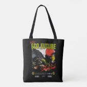 Bauen Sie unsere Öko Zukunft - Solarpunk Tote Bag Tasche (Rückseite)