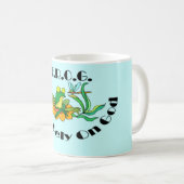 Bauen Sie völlig auf Gott Kaffeetasse (VorderseiteRechts)