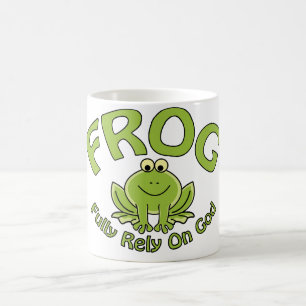 Bauen Sie völlig auf Gott Kaffeetasse