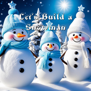 Bauen wir einen Snowman Keepake Ornament Karte