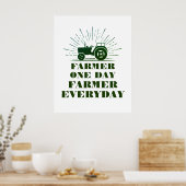 Bauer 1 Tag, Bauer Jeden Tag Poster (Küche)