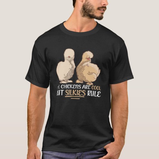 Bauer Animal Silkie Chicken Silky Mama T-Shirt (Vorderseite)