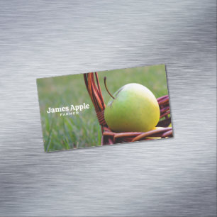 Bauer, Äpfel Magnetische Visitenkarte