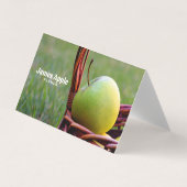 Bauer, Äpfel Visitenkarten (Vorderseite)