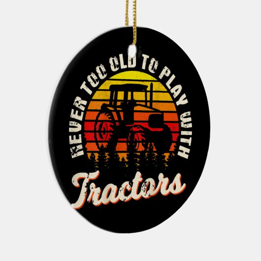 Bauer auf der Rückseite der Bekleidungszucht Keramik Ornament (Rechts)