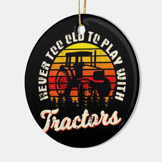 Bauer auf der Rückseite der Bekleidungszucht Keramik Ornament (Links)