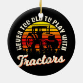 Bauer auf der Rückseite der Bekleidungszucht Keramik Ornament (Hinten)