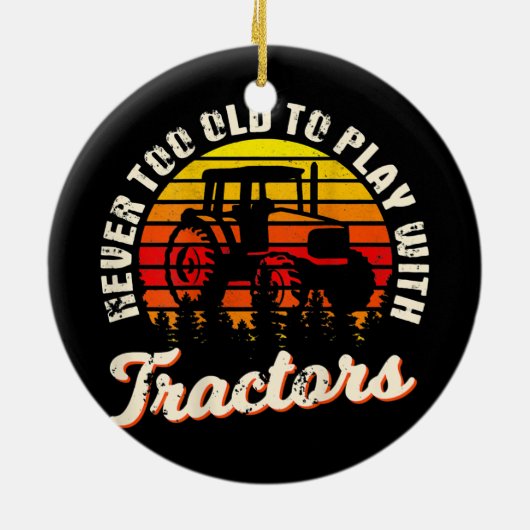 Bauer auf der Rückseite der Bekleidungszucht Keramik Ornament (Hinten)