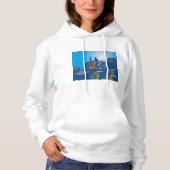 Bauer auf einem Zugfahrzeug Hoodie (Vorderseite)