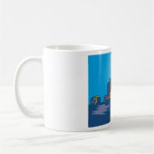 Bauer auf einem Zugfahrzeug Kaffeetasse (Links)