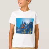 Bauer auf einem Zugfahrzeug T-Shirt (Vorderseite)
