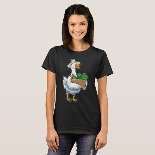 Bauer aus Enten Gemüse T-Shirt (Vorne ganz)