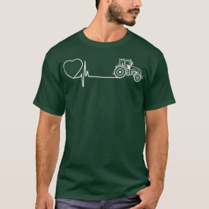 Bauer Bauer Traktor-Herzklopfen T-Shirt