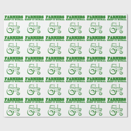 Bauer Behielt das Papier zum Umpacken des ländlich Geschenkpapier (Flach)