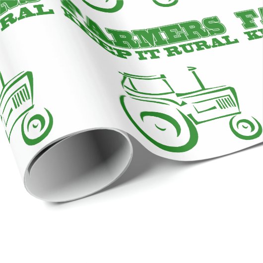 Bauer Behielt das Papier zum Umpacken des ländlich Geschenkpapier (Rolleneckpunkt)