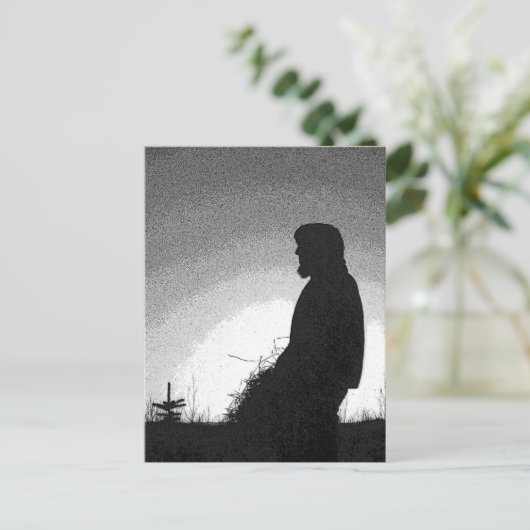 Bauer bei Sunset Postcard Postkarte (Stehend Vorderseite)