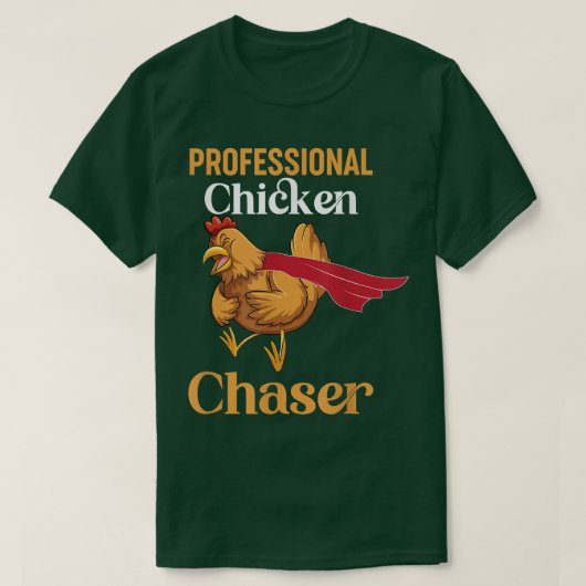 Bauer Beruflicher Hühnerkaser T - Shirt (Design vorne)