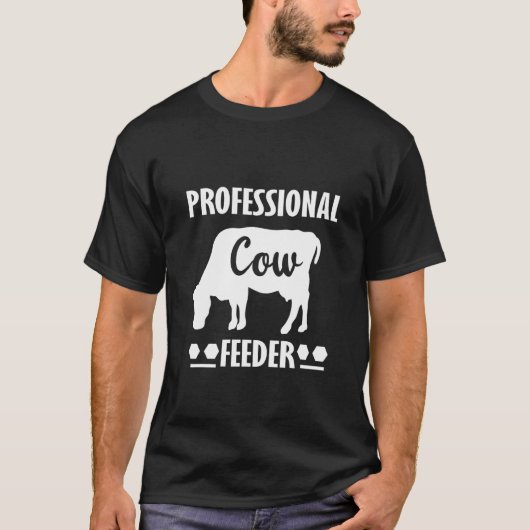 Bauer Berufskuhfütterer Kuhbauer T-Shirt (Vorderseite)