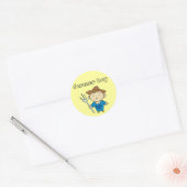 Bauer Boy Tshirts und Geschenke Runder Aufkleber (Umschlag)