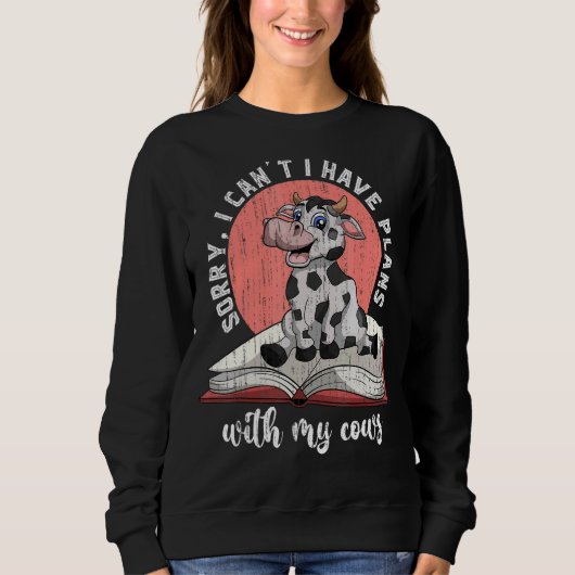 Bauer Buchwürmer Niedliches Zuchttierbuch Sweatshirt (Vorderseite)
