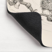 Bauer Chasing Turkey - William Walker Mousepad (Ecke)