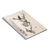 Bauer Chasing Turkey - William Walker Notizblock (Rechte Seite)