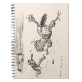 Bauer Chasing Turkey - William Walker Notizblock (Vorderseite)