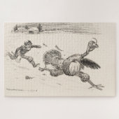 Bauer Chasing Turkey - William Walker Puzzle (Horizontal)