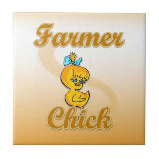 Bauer Chick Fliese (Vorderseite)