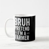 Bauer Costume Halloween Bruh so tun, als wäre ich Kaffeetasse (Links)