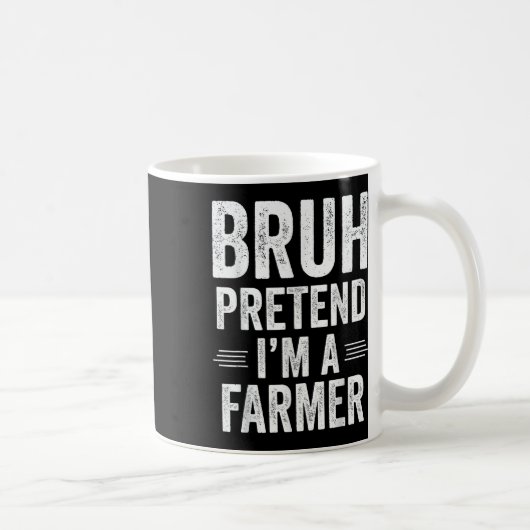 Bauer Costume Halloween Bruh so tun, als wäre ich Kaffeetasse (Rechts)
