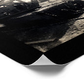 Bauer Cty Train Wreck Foto 1909 Poster (Ecke)